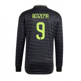 Herren Fußballbekleidung Real Madrid Karim Benzema #9 3rd Trikot 2022-23 Langarm